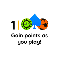 Gain points as you play.