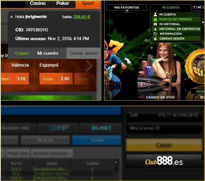  Cómo acceder a tu cuenta del Club 888.es