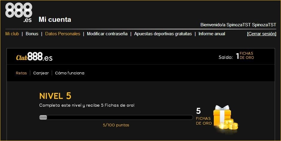 ¿Cuáles son las principales características del Club 888.es?